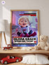 Custom Baby News Poster – Personalized Baby Web Walker Girl Wall Art